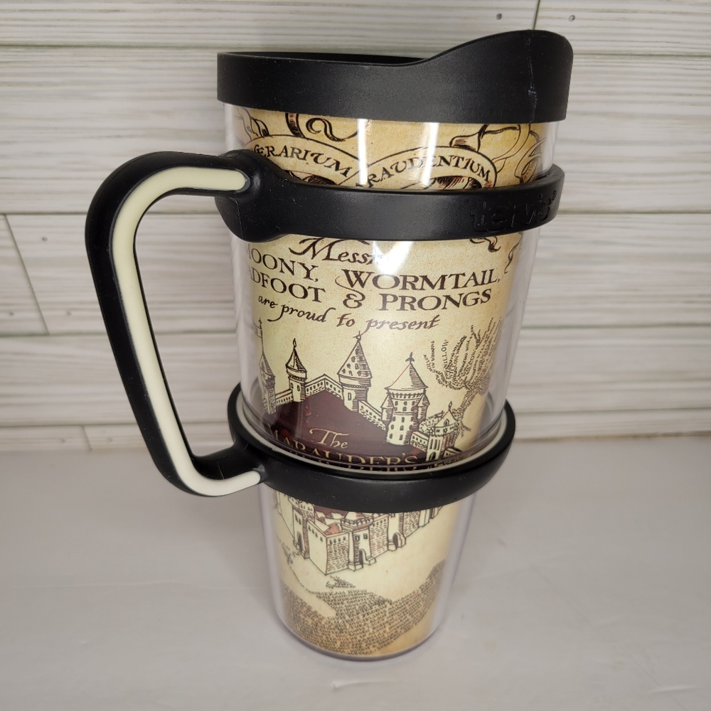 Harry Potter Marauder's Map Tumbler by Tervis with holder